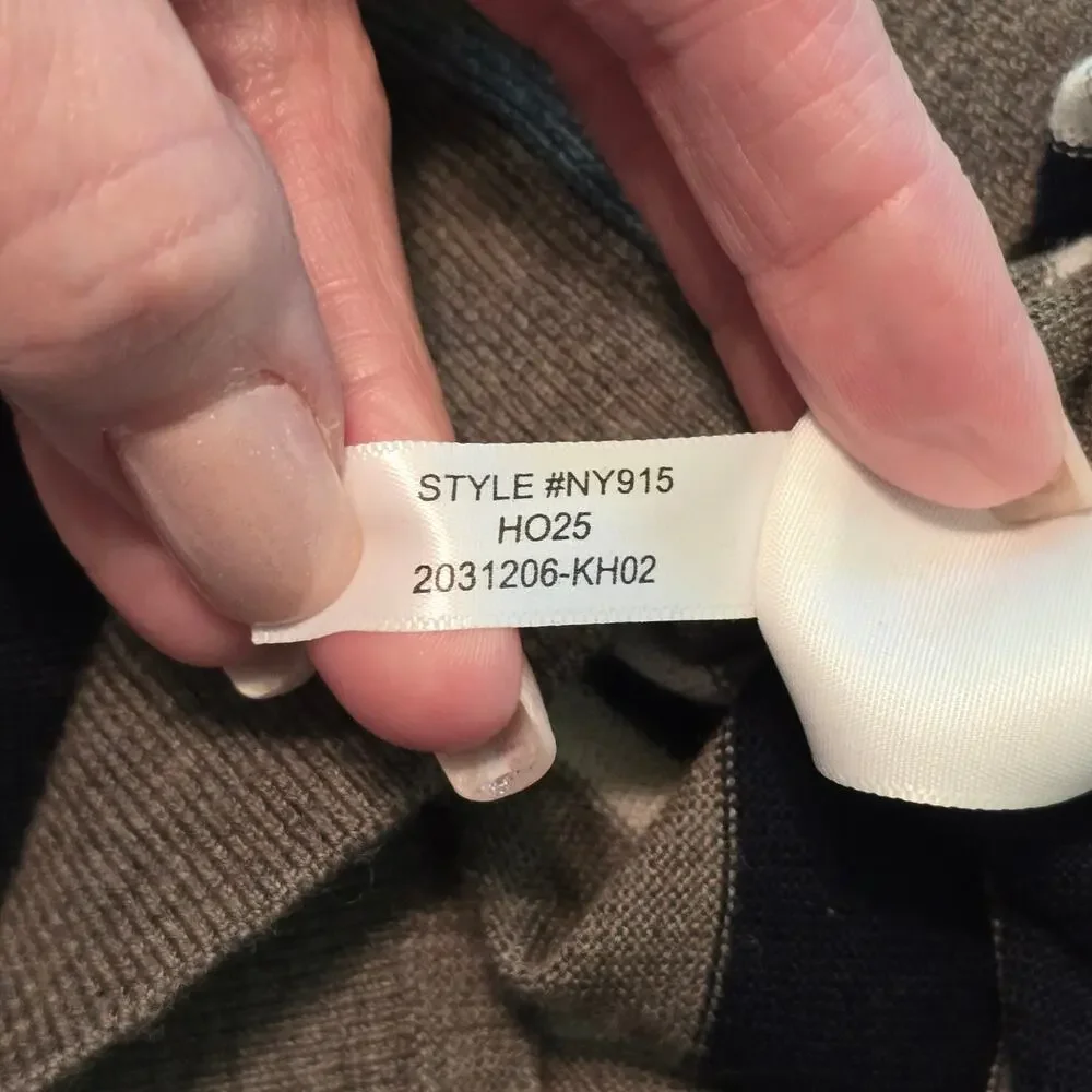 Madewell Drop Shoulder Polo Sweater 100% Merino Wool Womens XXS Gray Blue NWT